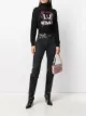 الصورة 2 من LIU JO crystal-embellished intarsia jumper