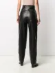 Brognano faux leather straight-leg trousers