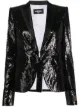 Image 1 of Dsquared2 sequin embroidered fitted blazer