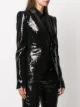 Dsquared2 sequin embroidered fitted blazer
