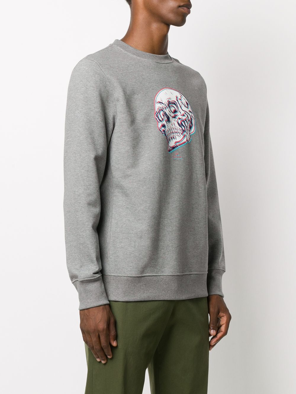 фото Paul smith organic cotton skull-print sweatshirt