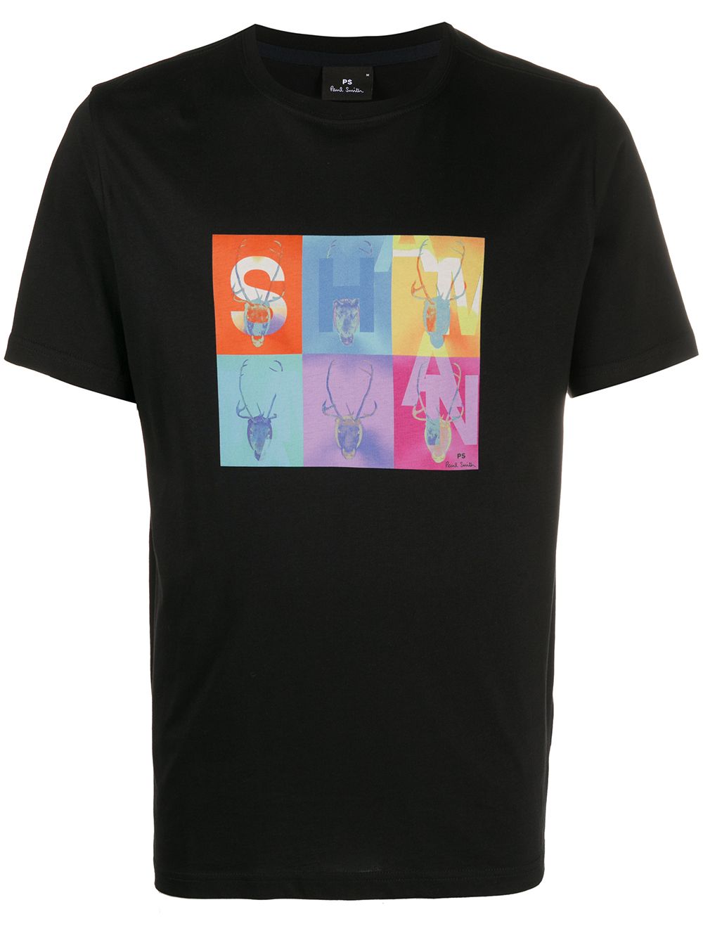 фото Paul smith organic cotton deer-print t-shirt