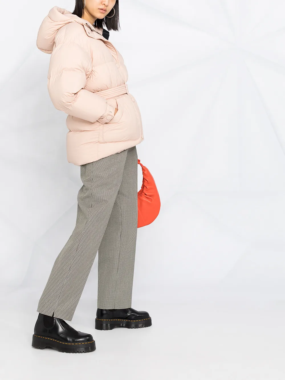 Michlin Belted Puff Jacket