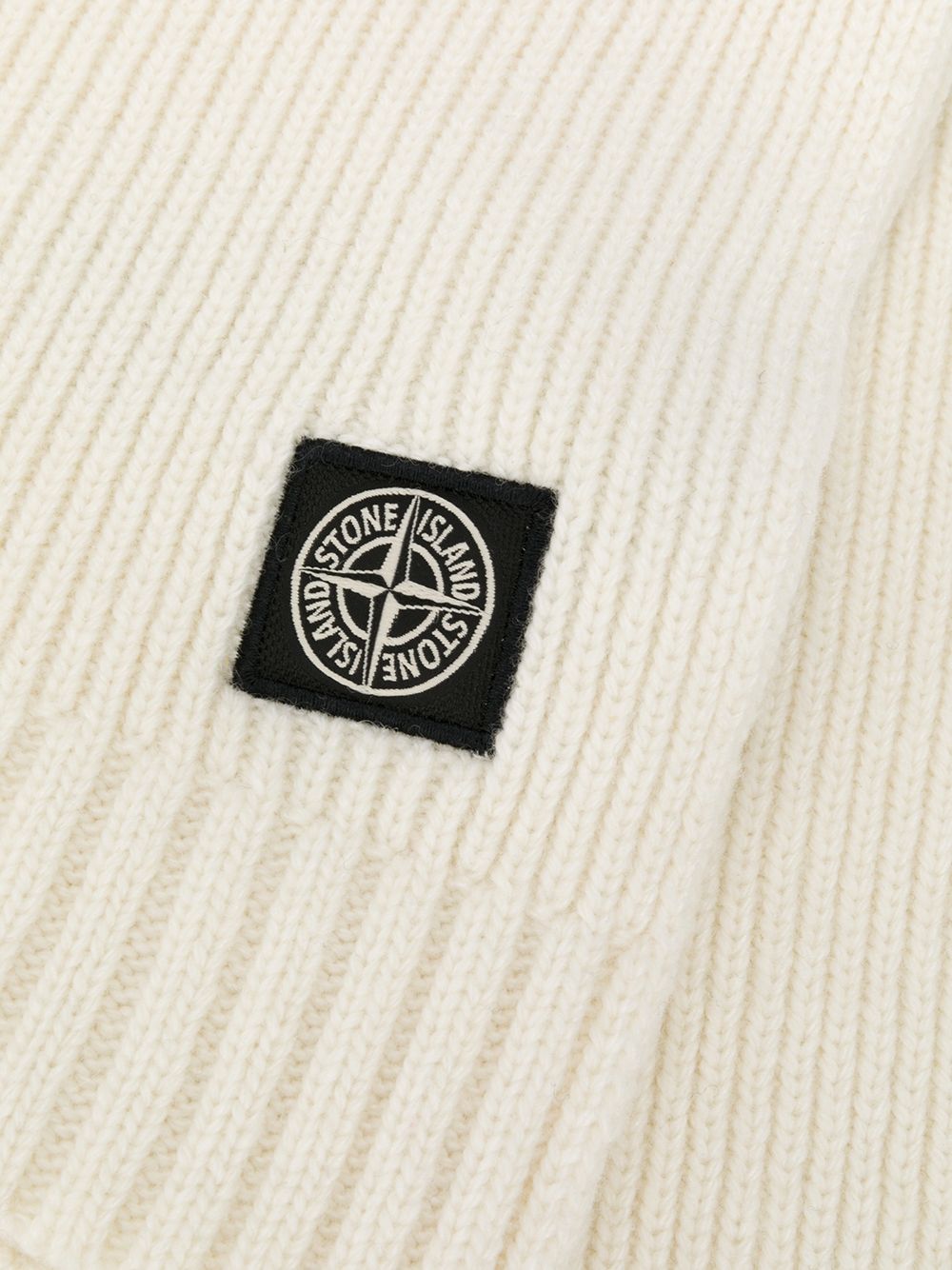 фото Stone island junior ribbed logo scarf