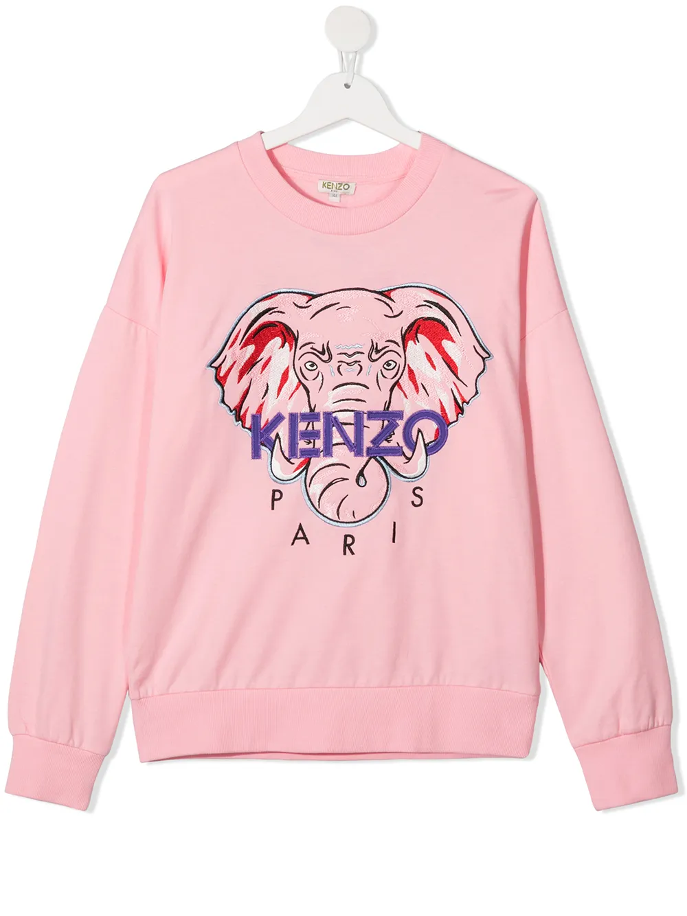 Kenzo Kids Elephant Embroidered Jumper 