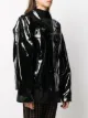 David Koma patent-leather jacket