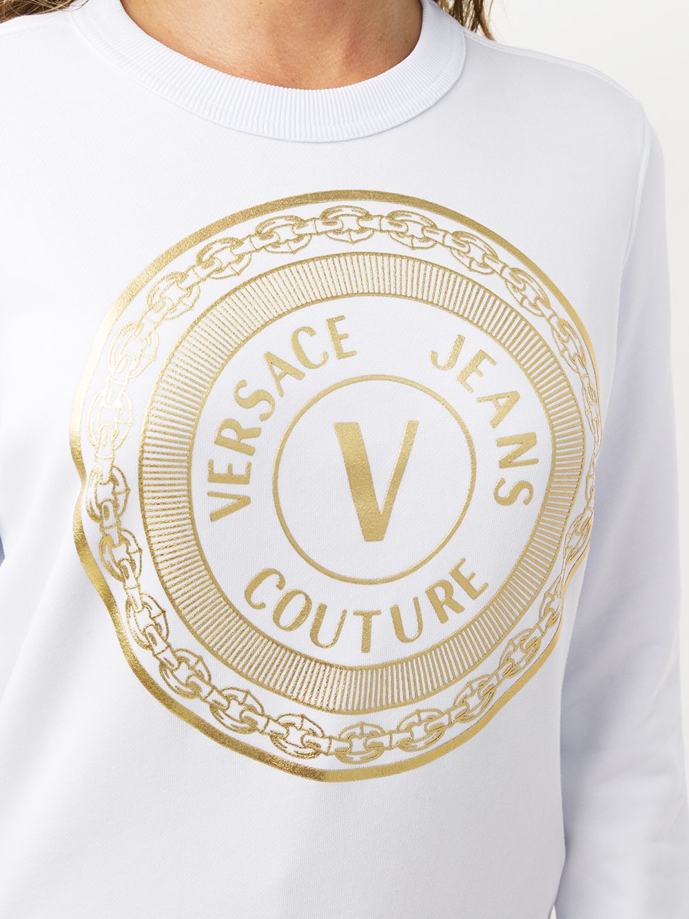 фото Versace jeans couture толстовка с логотипом