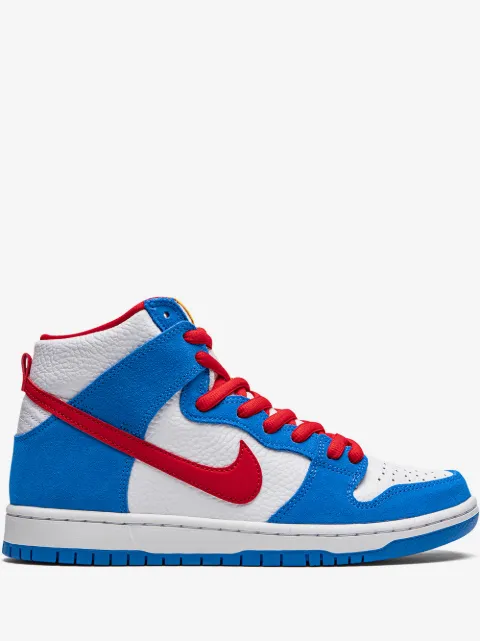 Nike baskets montantes SB Dunk 'Doraemon'