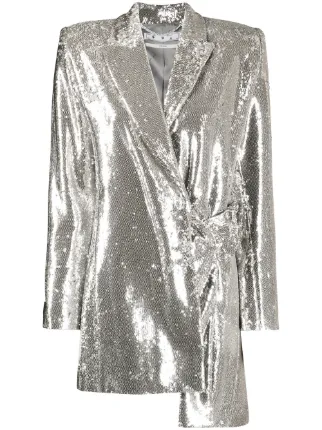 off white sequin jacket