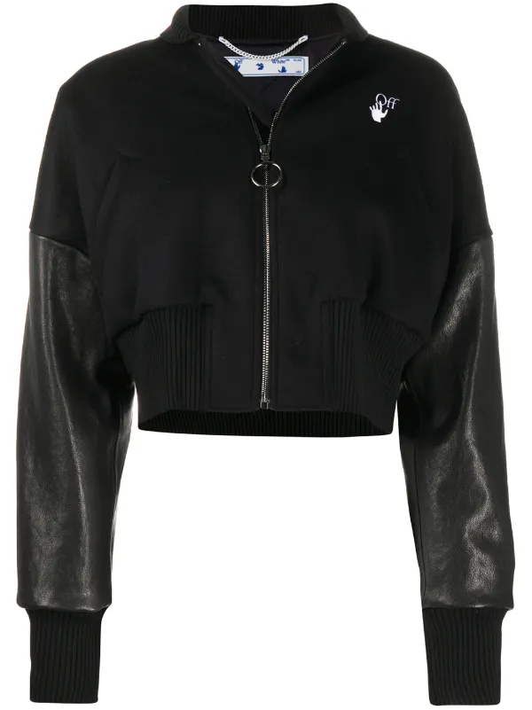 off white cropped jacket