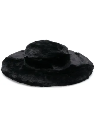 Kirin Faux Fur Wide Brim Hat - Farfetch