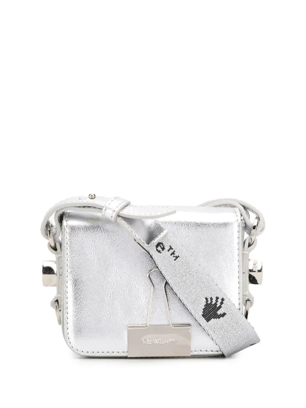 white mini tote bag