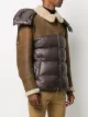 Drome contrast-panel quilted jacket