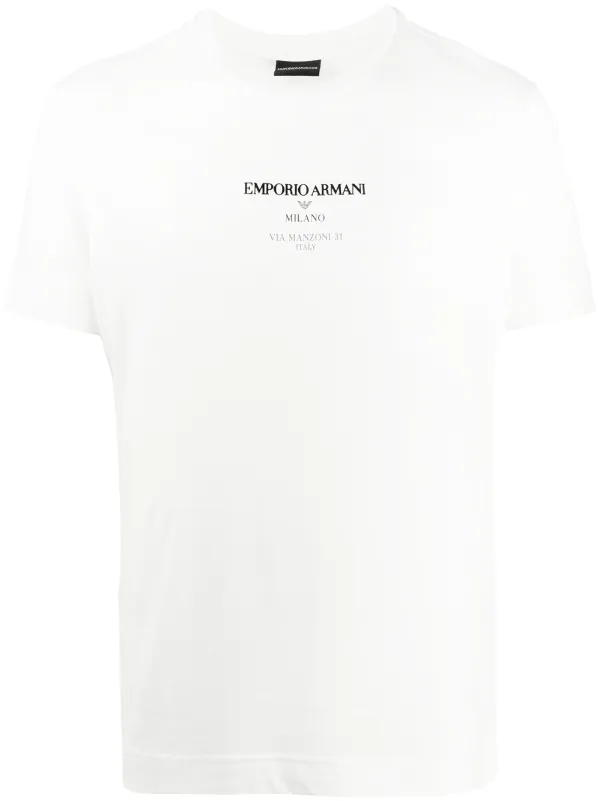 emporio armani t shirt white