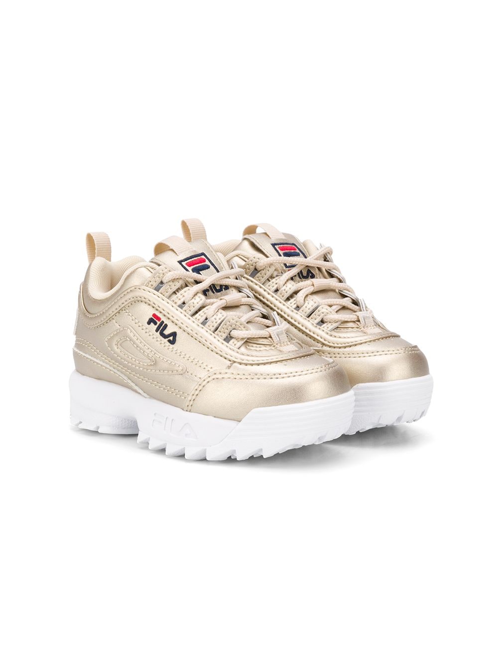 fila trainers disruptor white junior