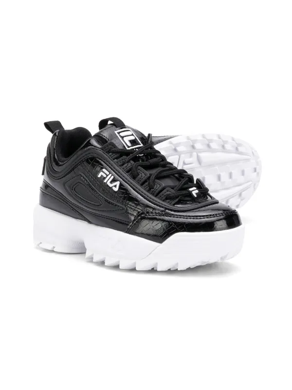 kids black trainers