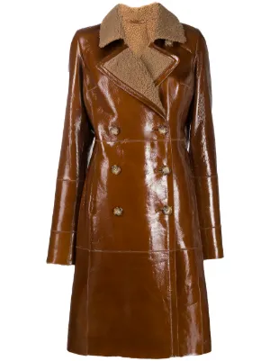 Shearling Mäntel für Damen von Arma Farfetch Lederjacken für Damen von Arma Farfetch