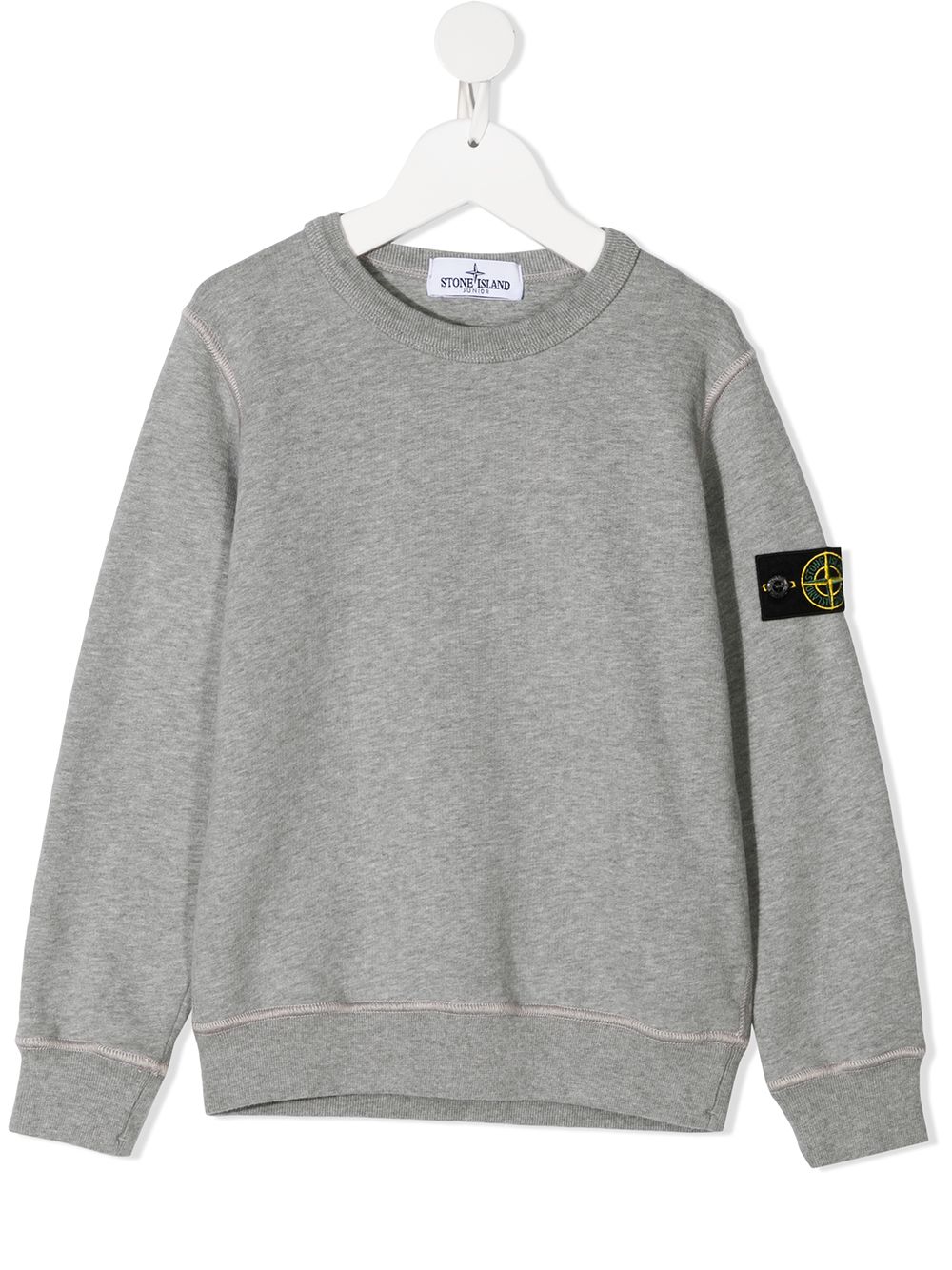 фото Stone island junior толстовка с нашивкой-логотипом