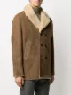 Closed Cabanjacke aus Shearling