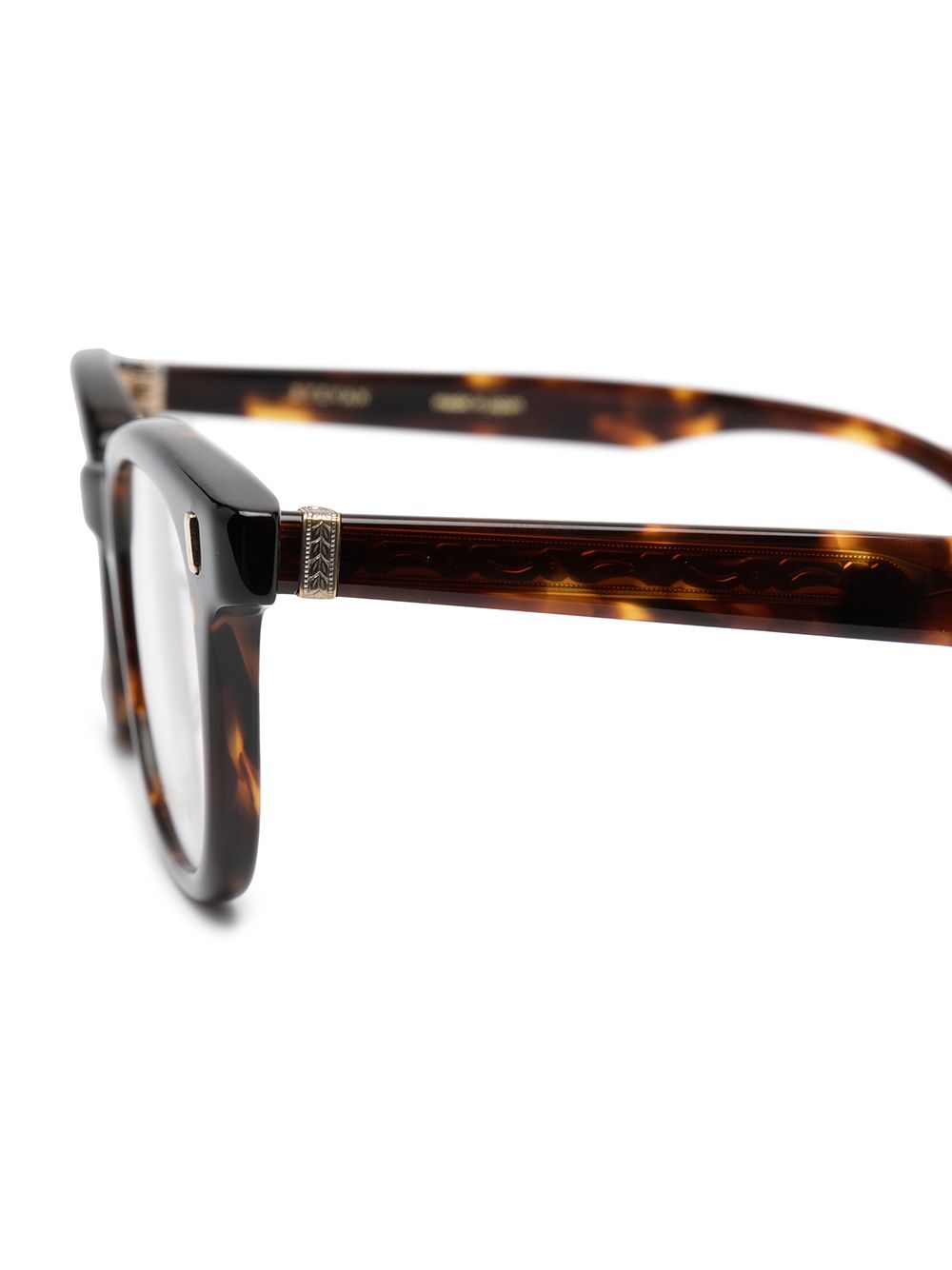 фото Eyevan7285 tortoiseshell rectangular-frame glasses