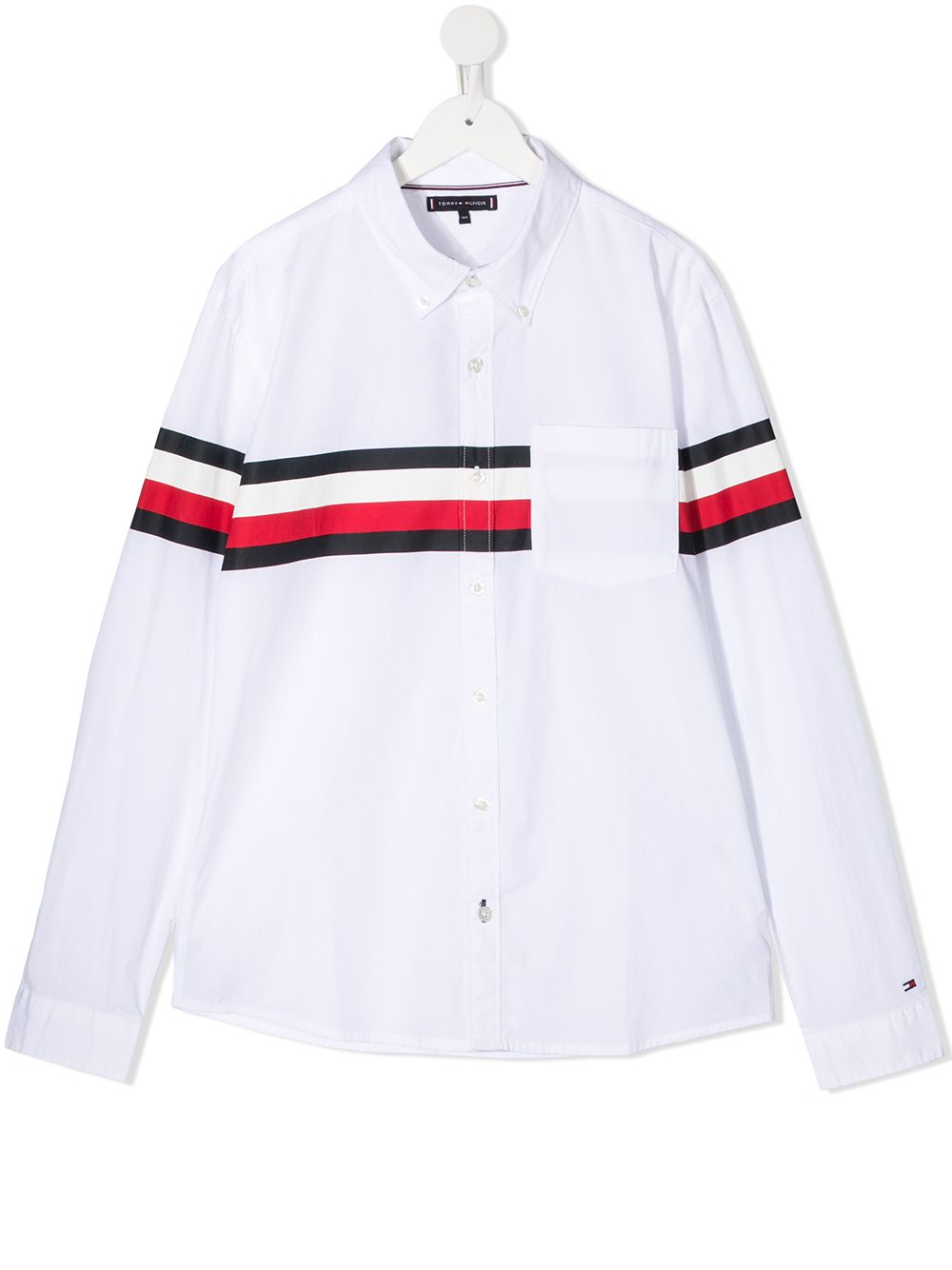 фото Tommy hilfiger junior футболка с длинными рукавами и логотипом