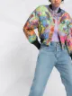 Versace Jeans Couture paisley fantasy print bomber jacket