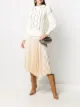 الصورة 2 من Self-Portrait whipstitch cable-knit jumper