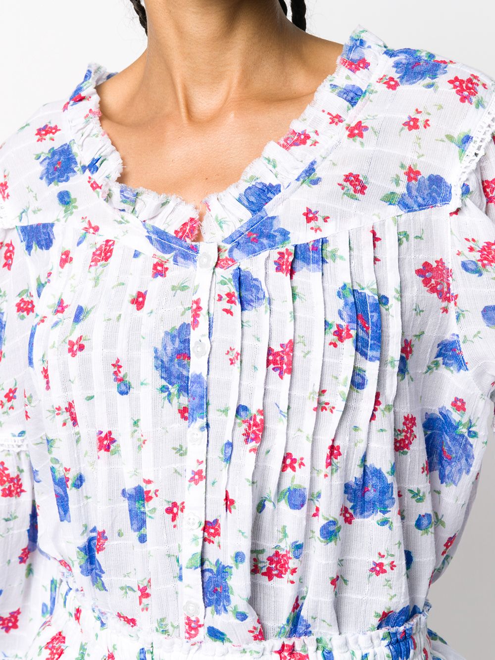 фото Loveshackfancy floral print blouse