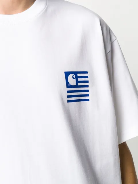 Shop Carhartt WIP flag logo T-shirt 