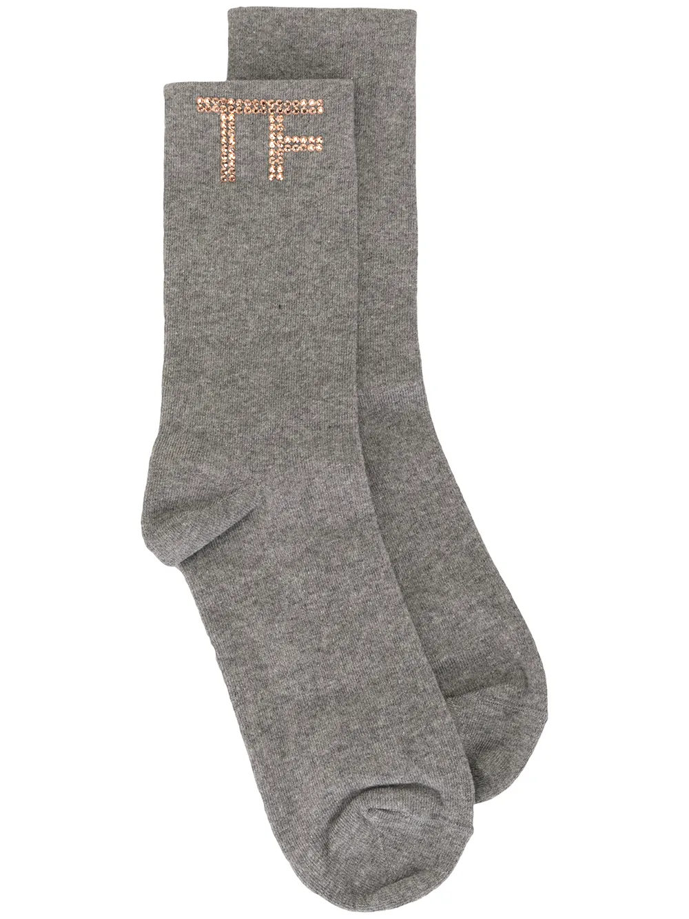 TOM FORD Calzini con logo - Grigio