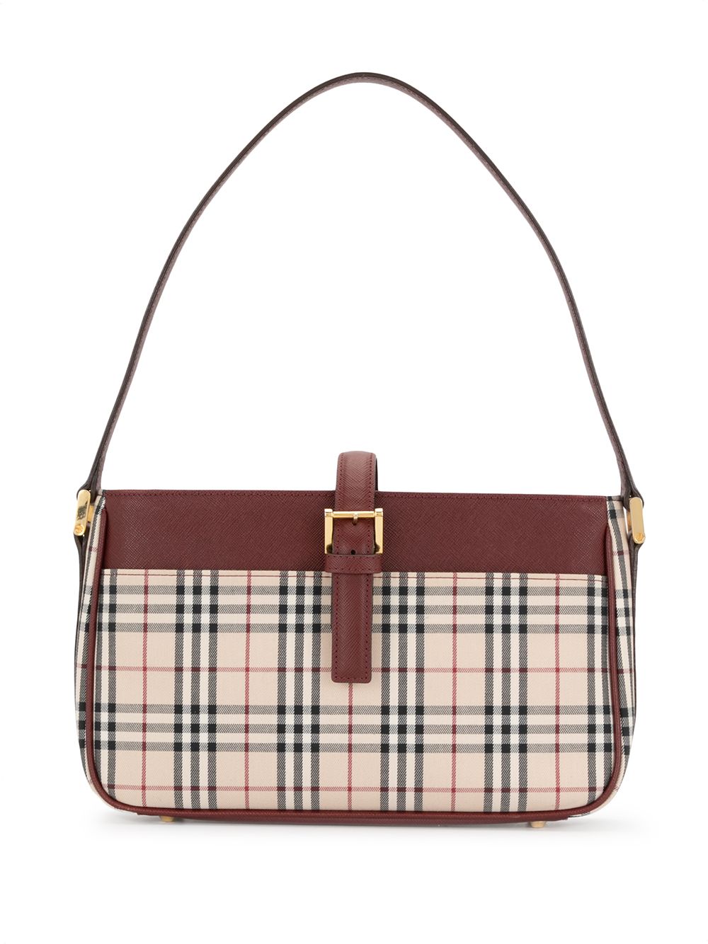 фото Burberry pre-owned сумка на плечо в клетку nova check