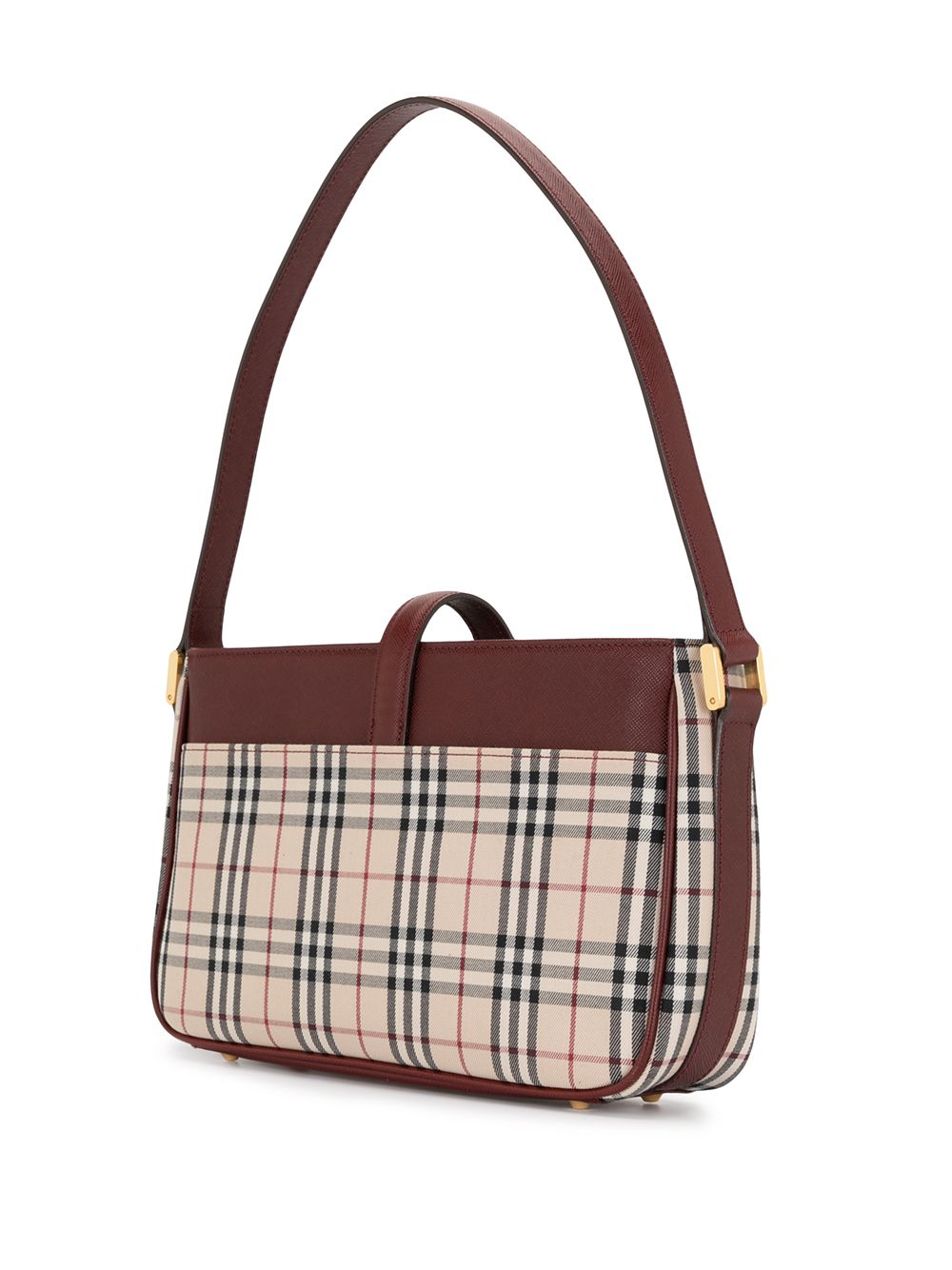 фото Burberry pre-owned сумка на плечо в клетку nova check