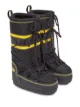 Fendi logo striped moon boots