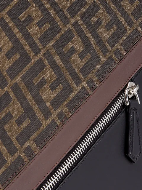 Shop Fendi Ff Motif Flap Messenger Bag With Express Delivery Farfetch