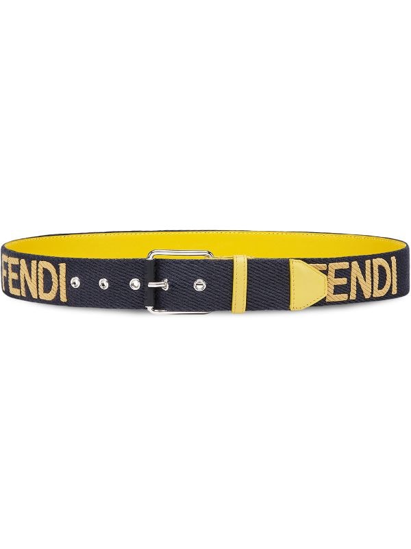 Fendi logo-print Belt - Farfetch