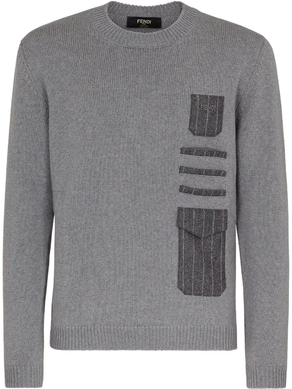 fendi crew neck sweater