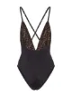 Immagine 2 di Fendi Costume intero reversibile con stampa