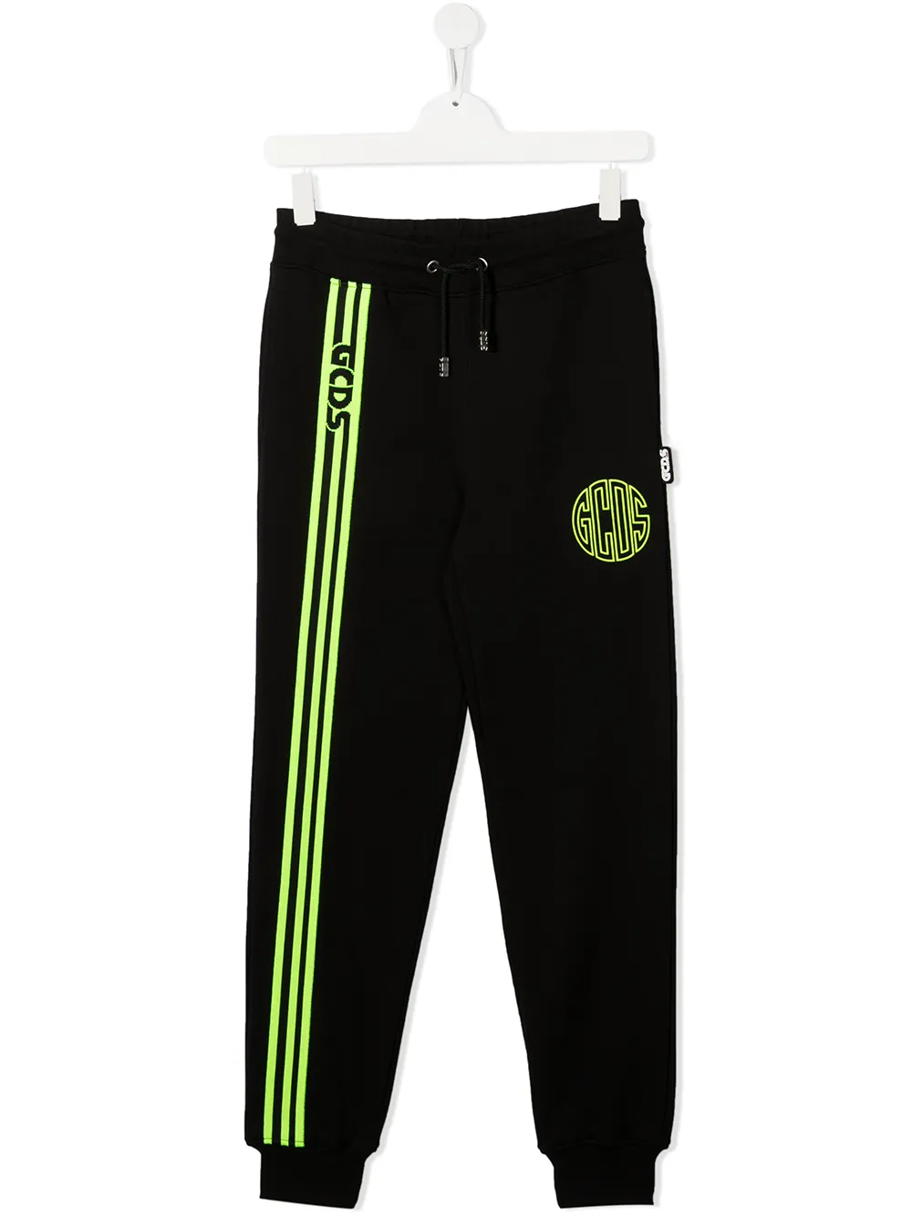 фото Gcds kids teen logo stripe joggers