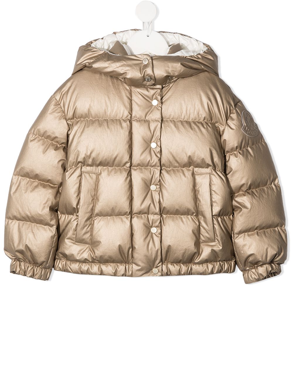 фото Moncler kids пуховик с капюшоном