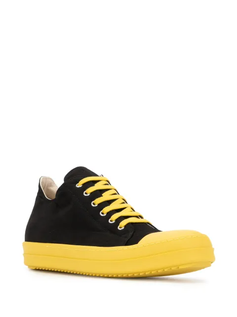 rick owens yellow sneakers