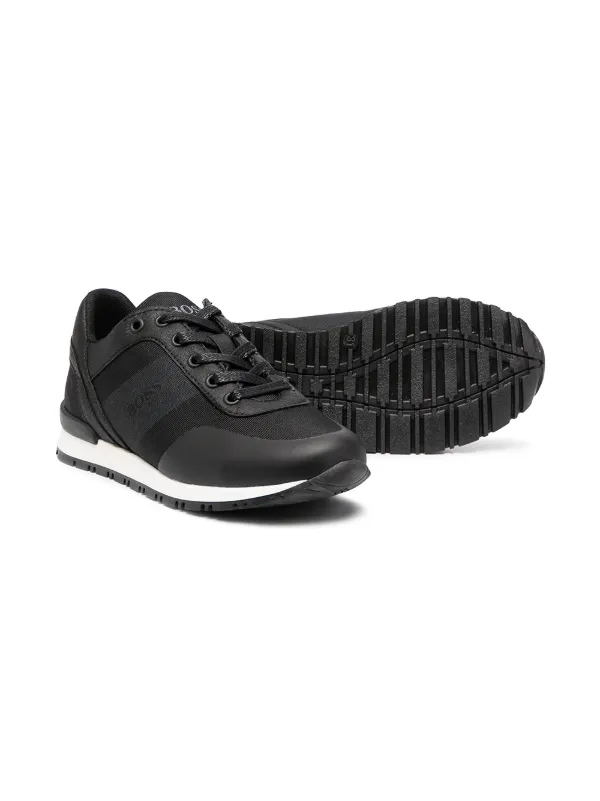 boss logo print trainers