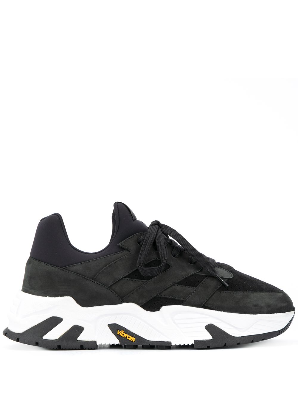 Shop Scarosso Idriss Chunky Sneakers In Black