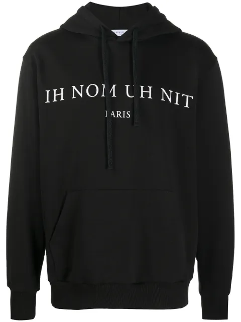 Ih Nom Uh Nit logo hooded sweatshirt