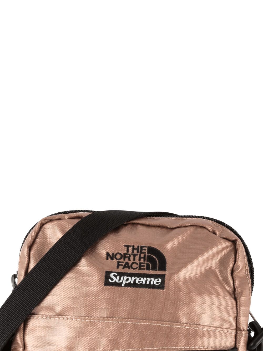 Supreme The North Face Metallic Shoulder Bag Gold