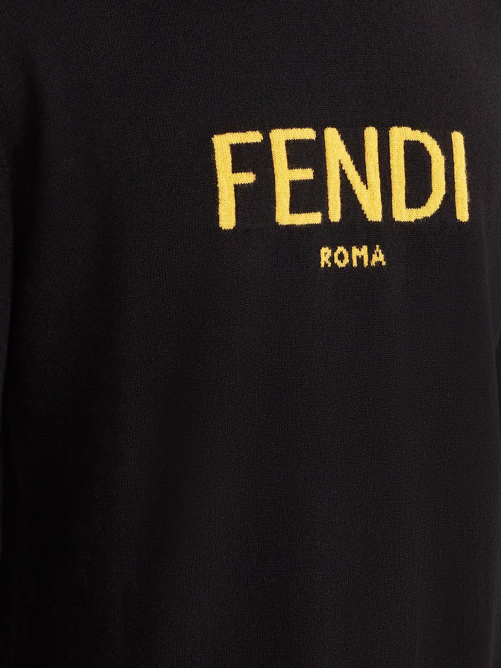 Shop Fendi Fendi Roma crew neck jumper with Express Delivery - FARFETCH