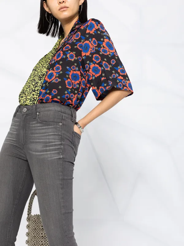 PAIGE Grey Skinny Jeans - Farfetch