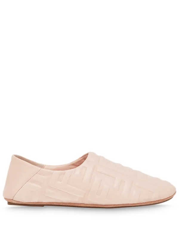 fendi white slippers