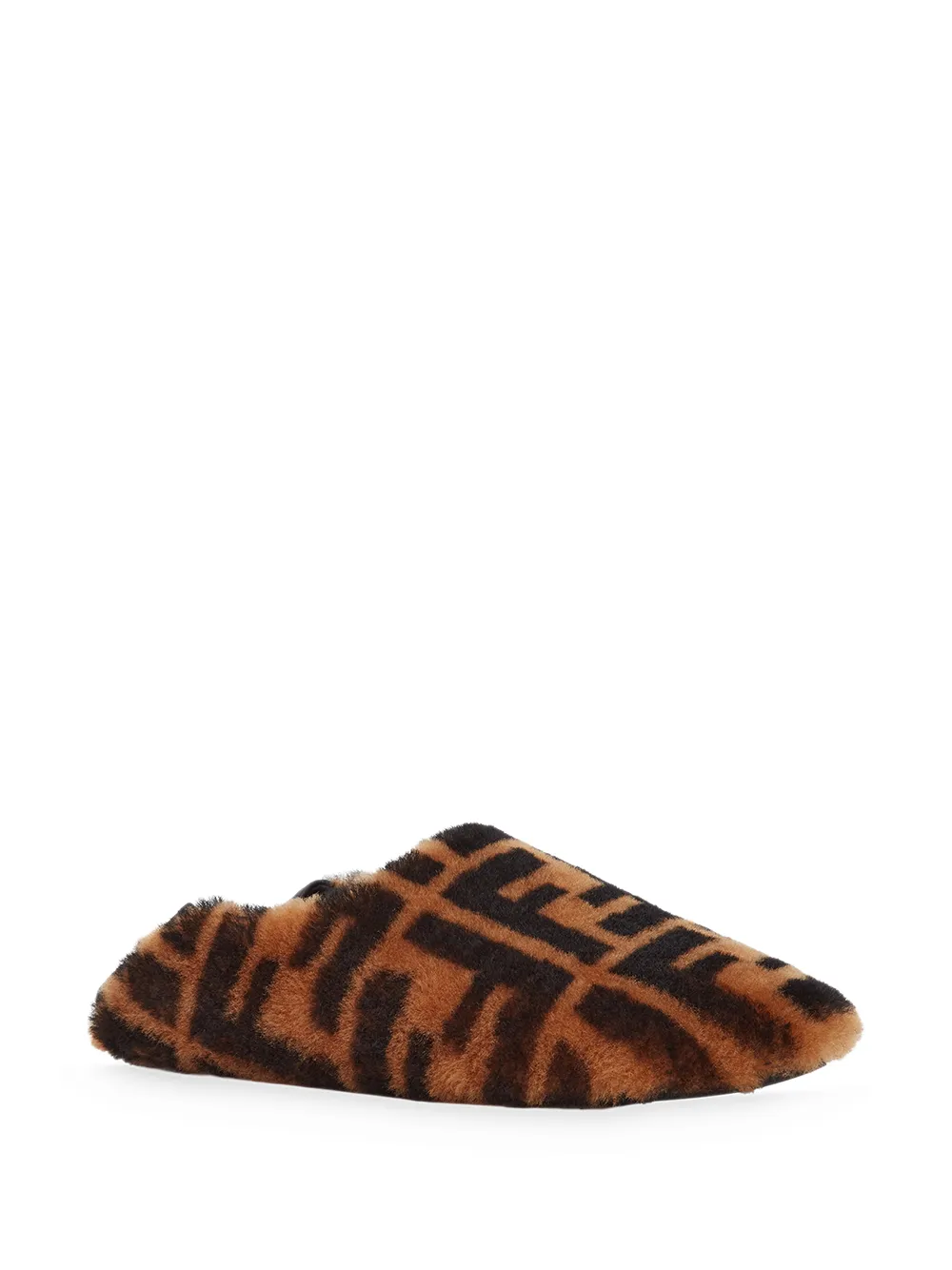 Image 2 of Fendi shearling FF slippers