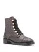 الصورة 2 من Stuart Weitzman بوت ميتاليك منسوج 'كولبي'