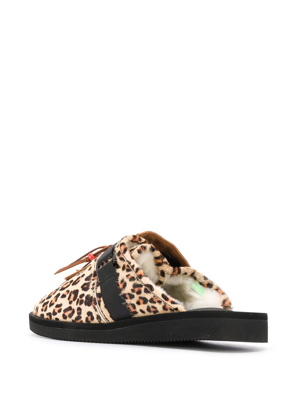 фото Alanui biscuit leopard suicoke slippers